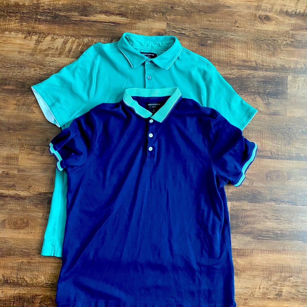 Lot of 2 Banana Republic polo size XL